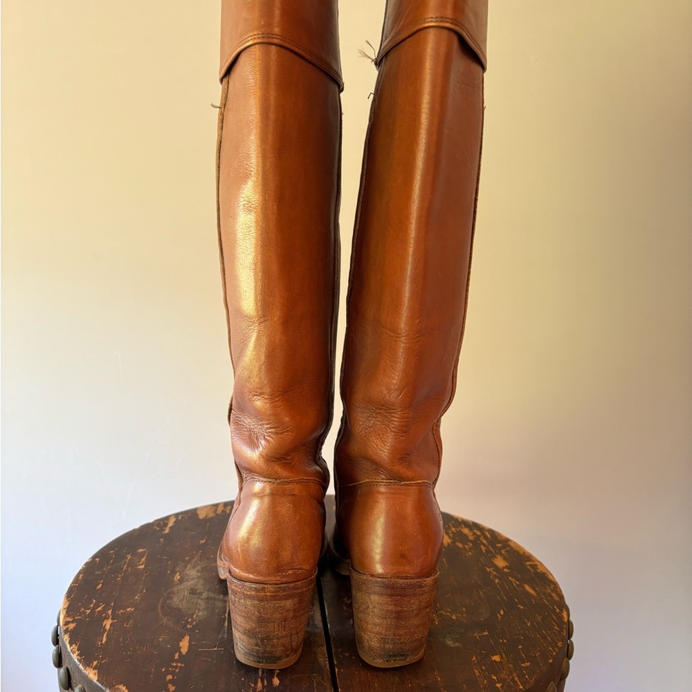 Vintage FRYE 1970’s Brown Leather Campus Boots. Excellent condition. W9. Style! - Picture 5 of 9
